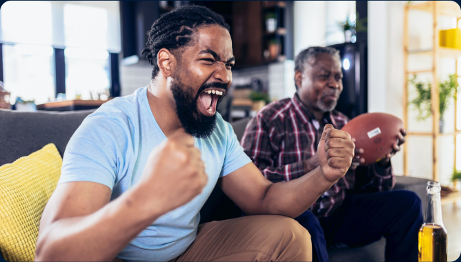 guys watching tv