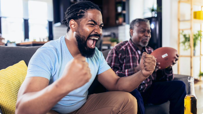 guys watching tv