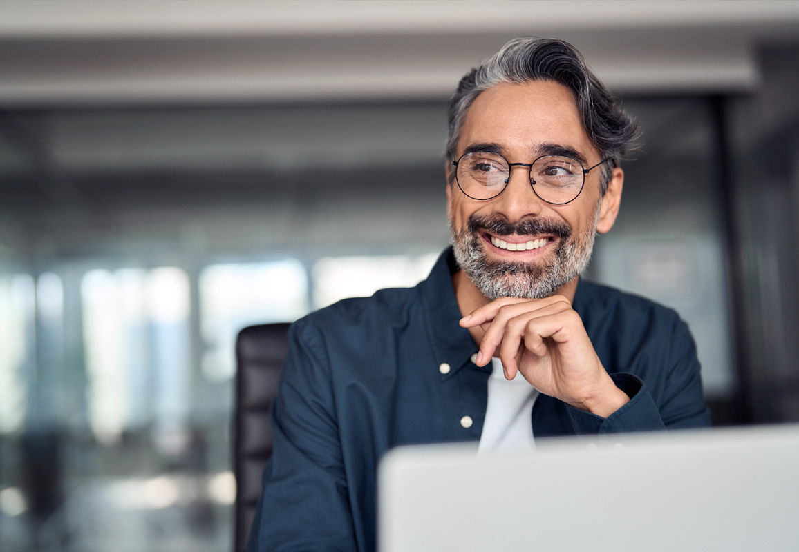smiling business man
