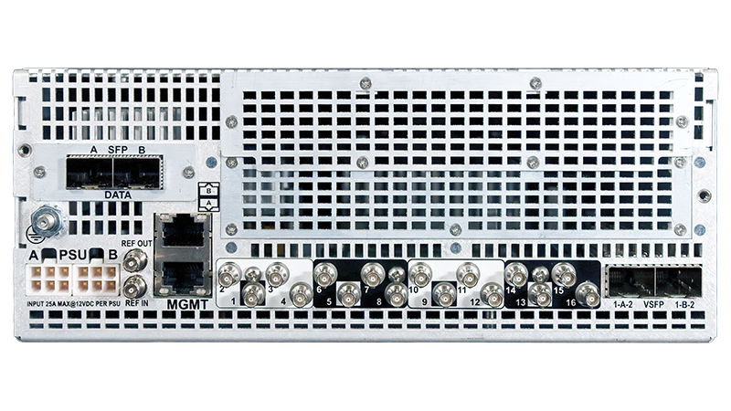 back panel of the SNP-XS appliance
