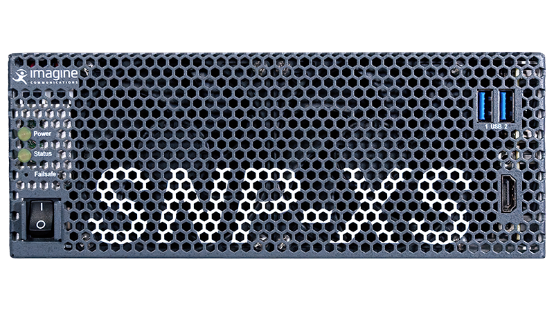 front panel of the SNP-XS appliance