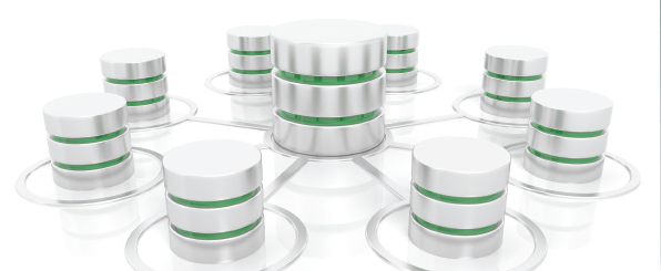 abstract image of server nodes