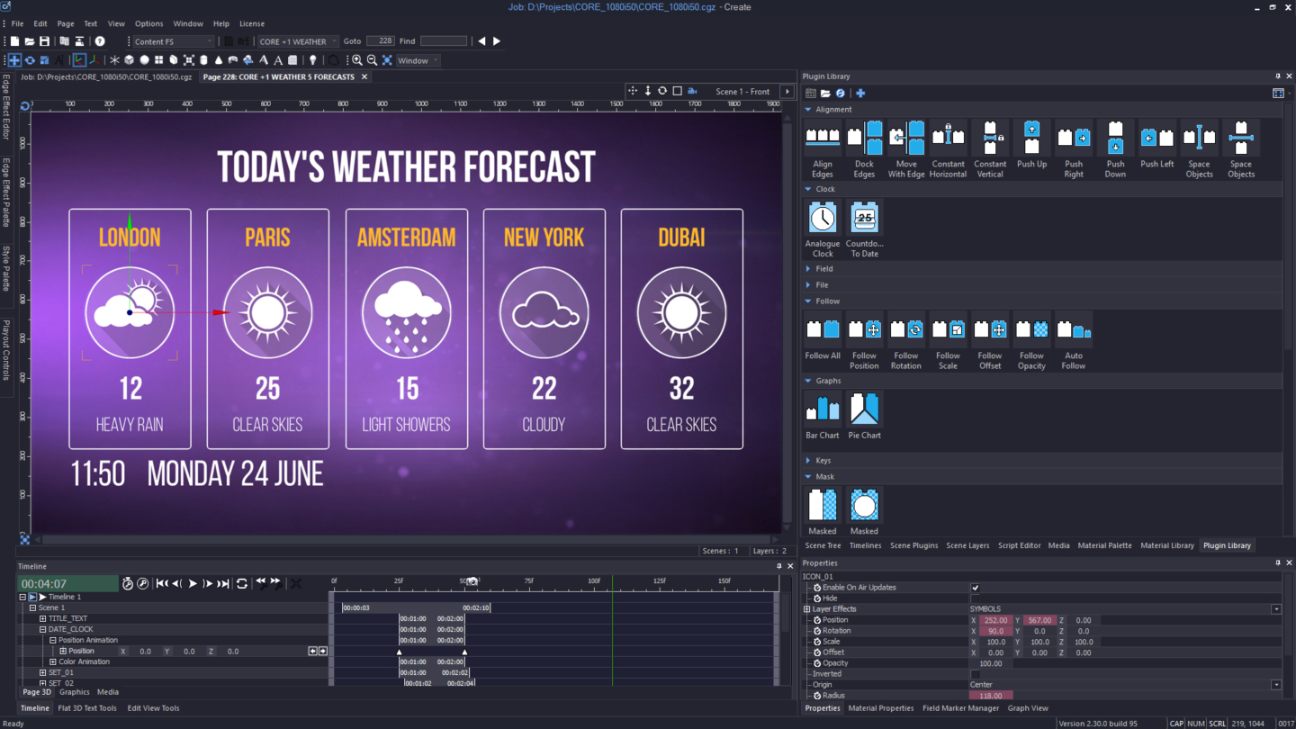 screen capture of the Stream Master Create software