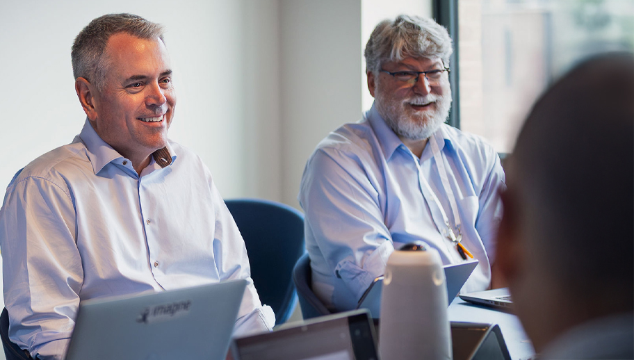 Executives at Imagine Communication in a meeting