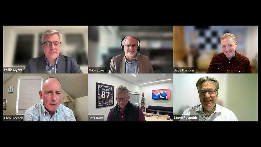 Panel of speakers st the Leaders Predictions Webinar