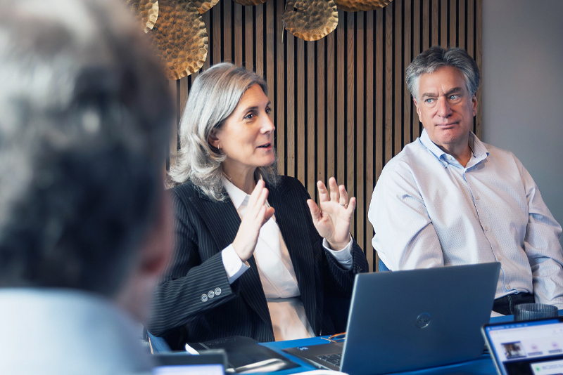 Executives at Imagine Communication in a meeting