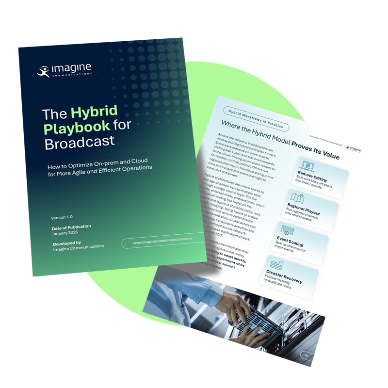 two pages showcasing the Hybrid Playbook PDF