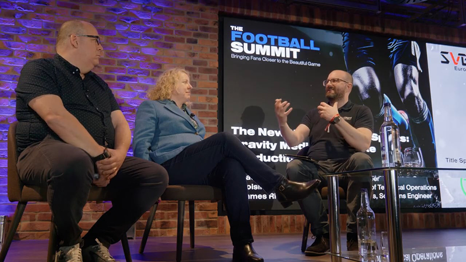 Panel session speakers at The Football Summit