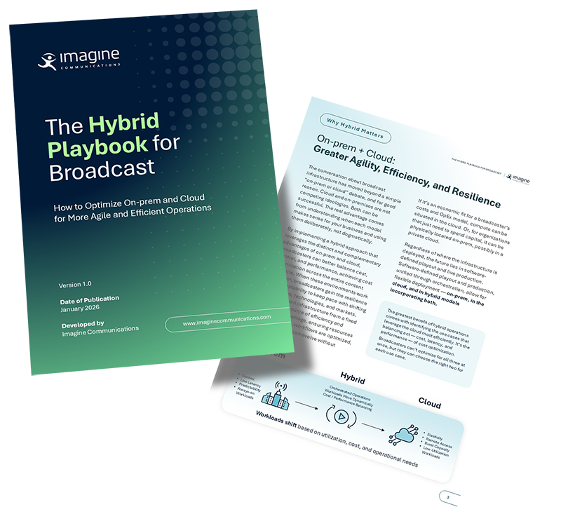 two pages showcasing the Hybrid Playbook PDF