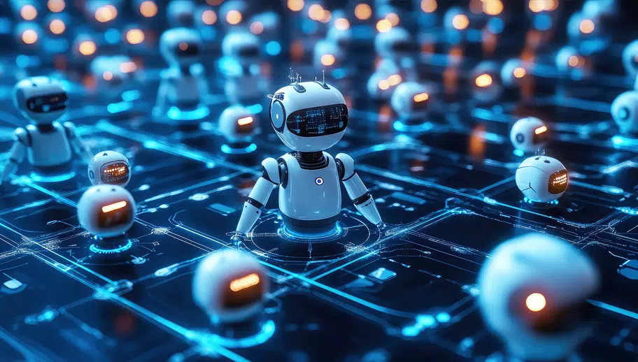 little robots on a grid