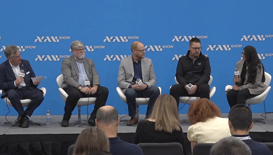 Panel session speakers at The Sport Summit at NAB Show 2026